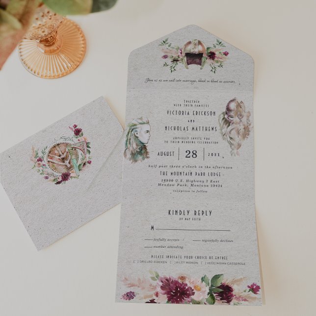 Elegante Rolo Nórdico Viking Casamento (Criador carregado)