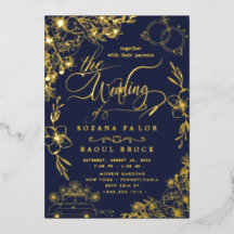 Elegante Romance | Casamento rosa Gold Foil