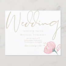 Elegante Rosa Dourado Disparador de Casamento Mode