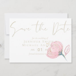 Elegante Rosa Dourado Disparador de Casamento Mode