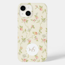 Elegante Rosa Floral Apple Capa de telefone Samsun