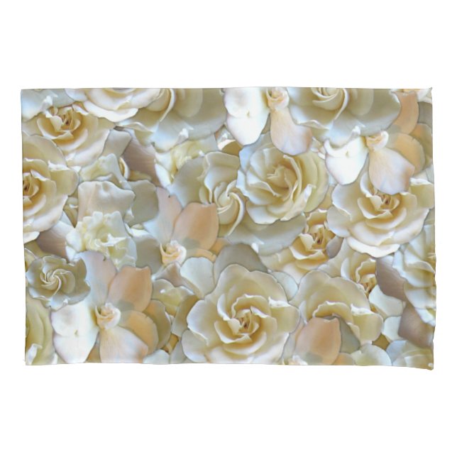 Elegante Rosa Floral Padrão Petal (Frente)