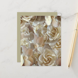 Elegante Rosa Floral Padrão Petal