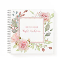 Elegante Rosa Rosa Rosa Floral Personalizado