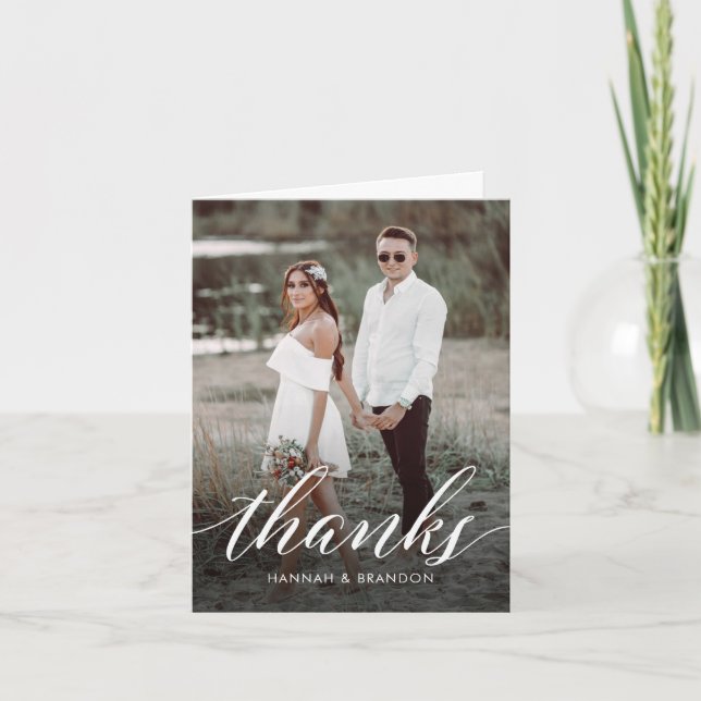 Elegante Roteiro de Agradecimento (Frente)