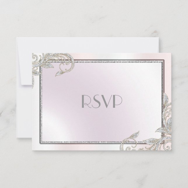 Elegante RSVP Prata (Frente)
