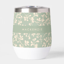 Elegante Sabugueiro Verde Botânico Personalizado
