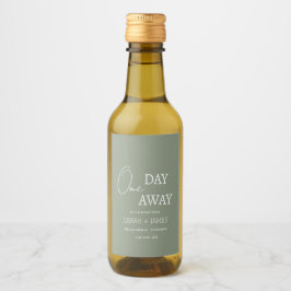 Elegante Sage Green Janta de ensaio um dia longe