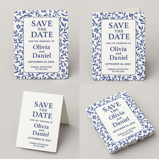 Elegante Salve a Data | Cartões de Casamento Perso (A touch of gold for our golden day. Mark your calendars! #GoldSaveTheDate #BlackAndGold #Wedding)