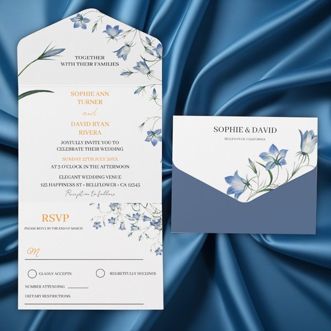 Elegante Selo de Sinople de Campainha Floral para  (Criador carregado)