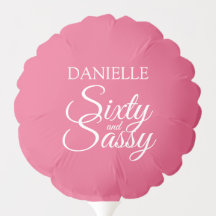 Elegante Sessenta e Sassy Pink 60º Aniversário