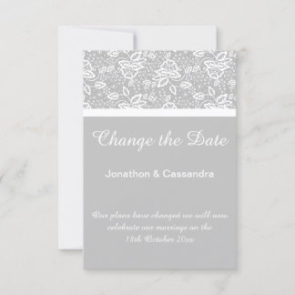 ELEGANTE SILVER WHITE LACE MUDA A DATA