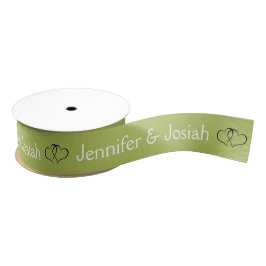 Elegante Simples do Coração Personalizado do Verde