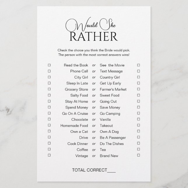 Elegante Simples Ela Iria Preferencialmente Jogo D (Frente)