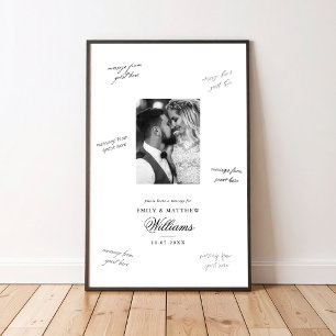 Elegante - Sinal De Foto No Poster De Assinatura D