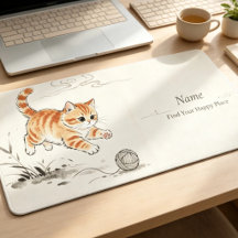 Elegante Tapete de Mesa Minimalista Personalizado,
