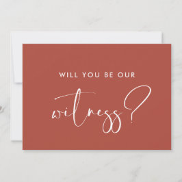 Elegante Terracotta Você será nosso cartão de test