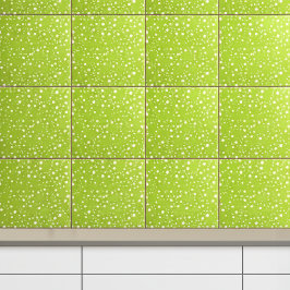 Elegante Verde Claro e Pontos Brancos | Moderno