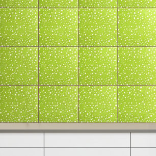 Elegante Verde Claro e Pontos Brancos Moderno