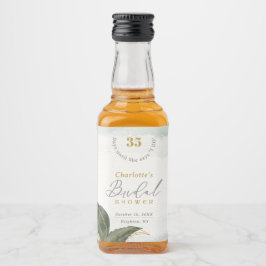 Elegante Verde Dourado Chá de panela de Aquarela