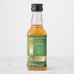 Elegante verde e dourado