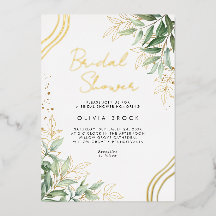 Elegante Verde Eucalyptus Chá de panela Moderno