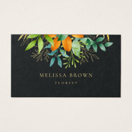 Elegante Verde Moderno Código QR Botânico