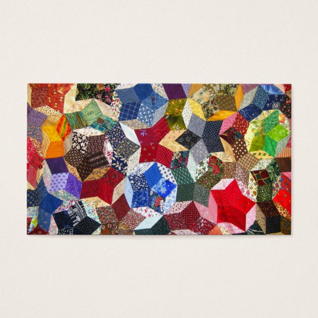 Elegante Vintage Crazy Quilt Pattern Modelo (Frente)