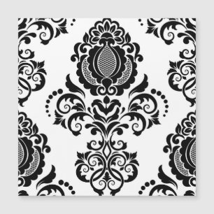 Elegante Vintage Damask Textura sem costura