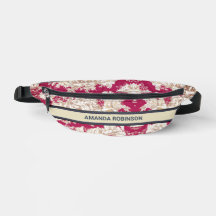 Elegante vintage do lago vermelho toile de jouy mo