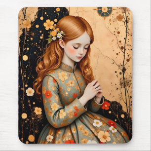 ~ Elegante Vintage Girl ~ Mousepad