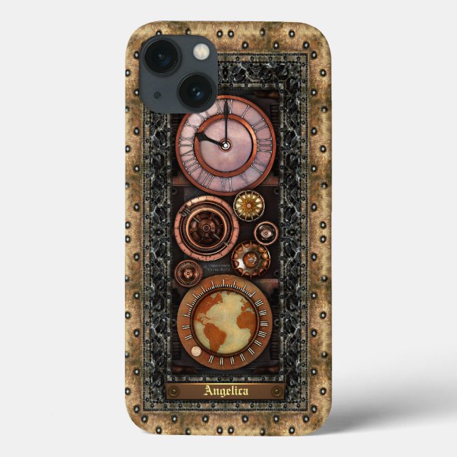 Elegante Vintage Steampunk Timepece (Verso)