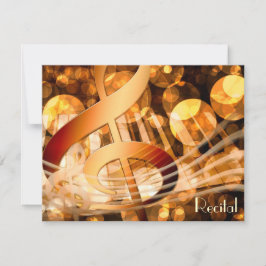 Elegante Vintage Unisex Music Convites Considerand