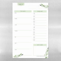 Elegante Watercolor Farmhouse Semanalmente