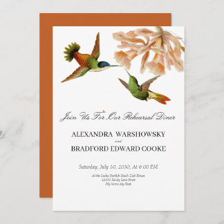 Elegante Wedding Hummingbird Terracotta