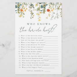 Elegante Wildflower que conhece o melhor jogo da n