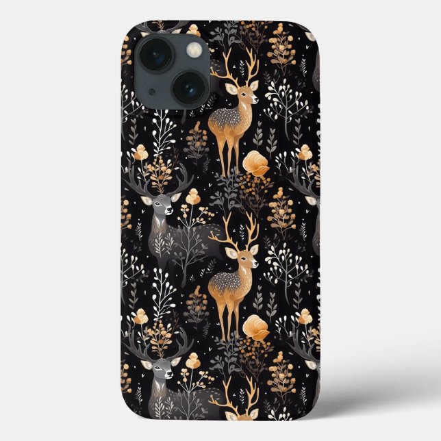 Elegante Woodland Deer - Natureza Inspirada (Verso)
