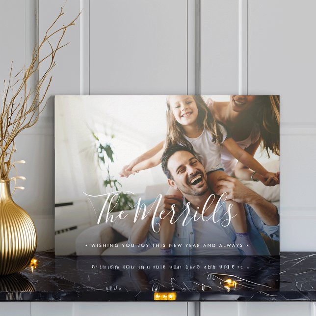 Elegantemente Pened | Cartão com fotos feliz ano n (Criador carregado)