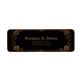 Elegantes Etiquetas de Endereço para Casamento Dar