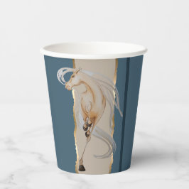 Elegantes Pappgeschirr mit edlem Pferdemotiv