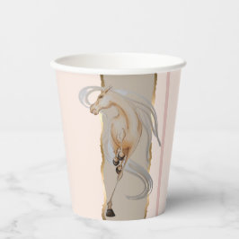 Elegantes Pappgeschirr mit edlem Pferdemotiv