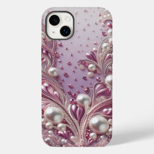 Elegantes pérolas roxas modernas e fofas para o Di