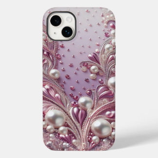 Elegantes pérolas roxas modernas e fofas para o Di