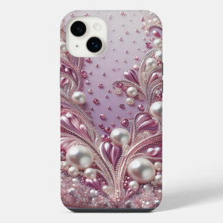 Elegantes pérolas roxas modernas e fofas para o Di