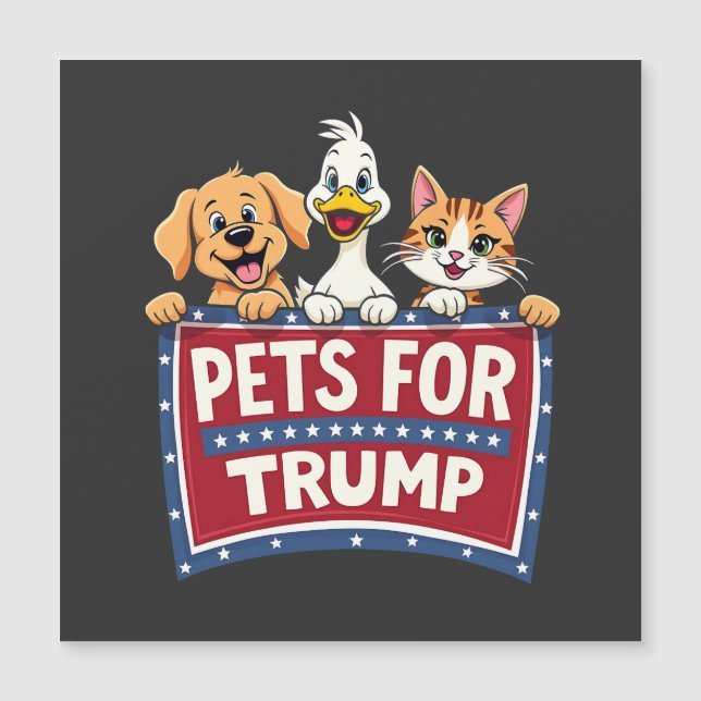 Eleição De Cães De Mága Para Trump Cats (Frente)