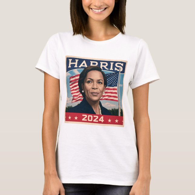 Eleição Presidencial 2024 Homens e Mulheres Camisa (Frente)