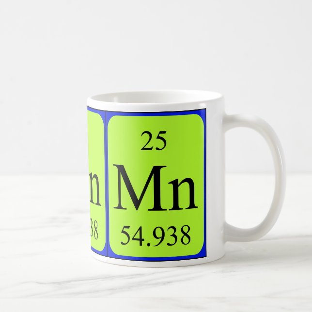 Elemento 25 caneca - Manganês (Direita)