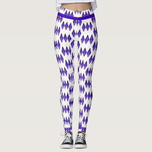 Elemento de deco de arte em Leggings roxas profund