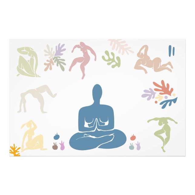 Elemento de Meditação de Arte Matisse Foto Alargam (Frente)