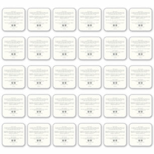 Elemento de produto de beleza 2 polegadas Adesivo